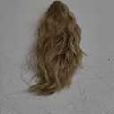 SARLA Short Ponytail Extension Claw Clip in 13 Inch Fluffy Synthetic Curly Wavy Pony Tail Hairpiece for Women Dirty Blonde