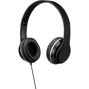 GPX IAH57B Wired Headphones Padded 3-d Accs Swivel Earcups/adjustable Headband