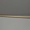 36 INCH Ceiling Fan Downrod With Extended Wires,1 inch Outside Diameter, Extension Rod Only Ceiling Fans Compatible, Not Threaded(Gold)