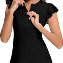 WOWENY Cropped Rash Guard Shirts for Women Long Sleeve with Thumb Holes UPF50+ Surfing Swimsuit Top No Bottom XXL