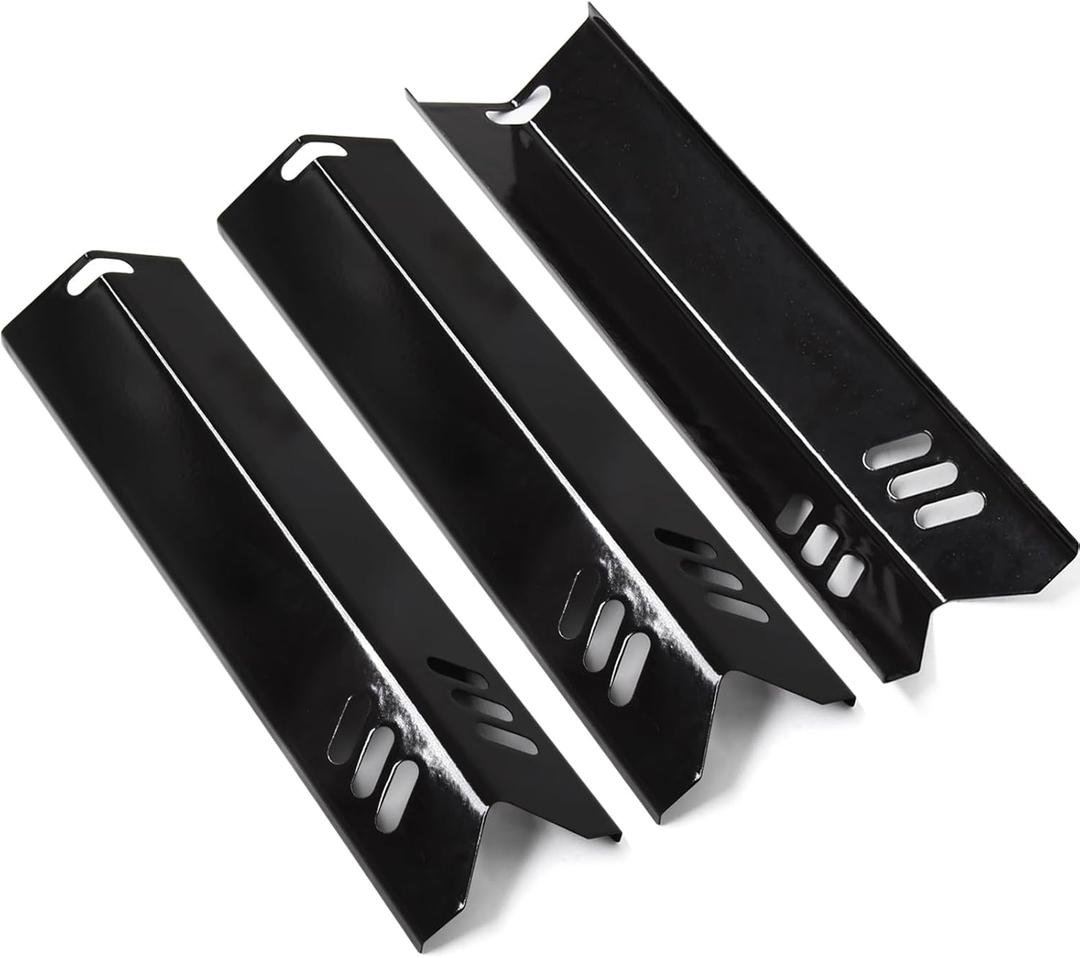 Criditpid B0212-040 Grill Heat Tent Replacement Parts for Blue Rhino 3 Burner GBC1932L GBC1793W Grill, Porcelain Steel 55-24-198 Heat Plate Shields for Revoace Grill Parts GBC1706W GBC1705WV Grill
