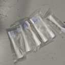 Replacement Toothbrush Heads Compatible with Waterpik Complete Care 5.0/9.0 (CC-01/WP-861), STRB-8WW,(6 Count, White)