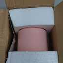Sweejar Ceramic Kitchen Canisters, 28 FLOZ Porcelain Food Storage Jar with Airtight Seal Wooden Lid, Home Container Serving for Coffee Beans, Tea-leave, Sugar, Salt and More, Tool Bucket (Pink)