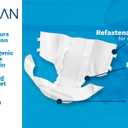 EGOSAN Maxi Incontinence Disposable Adult Diaper Brief Maximum Absorbency and Adjustable Tabs for Men and Women (Large Case, 60-Count)