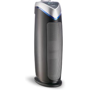 GermGuardian 4-In-1 HEPA Air Purifier for Home, Large Rooms Up To 743 Sq. Ft. with HEPA Air Filter, UC-V Light & Odor Reduction, AC4825E, 22" Tower, Gray
