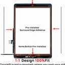 for iPad 9 (9th Generation) A2602 A2603 A2604 A2605 Screen Replacement Digitizer Touch Glass for iPad 9th Gen 10.2 Inch (2021 Released), Full Repair Sets with Home Button