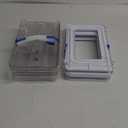 Delamu 2-Tier Multi-Purpose Bathroom Under Sink Organizers and Storage, Stackable Kitchen Pantry Organization, Pull Out Medicine Cabinet Organizer with Movable Dividers, White, 2 Pack