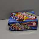 Mars SNICKERS, TWIX, 3 MUSKETEERS & MILKY WAY Full Size Christmas Candy Chocolate Bar Variety Box, 18 ct Bulk Candy, Best By: 07/2026