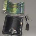 Matte Black Recessed Toilet Paper Holder for Large Rolls, Black Pivoting Toilet Paper Holder Wall Mount Stainless Steel, in Wall Toilet Paper Holder Black, Bathroom Toilet Paper Wall Holder