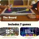 Board 24" Tabletop Game Console, 7 Games + Physical Pieces Included
Board Games Meets Video Games | Great for Kids, Adults & Families | No Subscription | Ages 6+