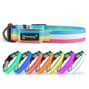 Premium LED Dog Collar for Night Walking - Light up Dog Collar Cycle 7 Solid Colors - Lighted Dog Collars USB C Rechargeable - Waterproof Glow in The Dark Dog Collars - Adjustable, Fashion, Safety(M) Premium LED Dog Collar for Night Walking - Light up Dog Collar Cycle 7 Solid Colors - Lighted Dog Collars USB C Rechargeable - Waterproof Glow in The Dark Dog Collars - Adjustable, Fashion, Safety(M)