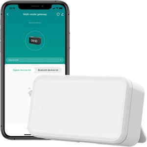 Tuya Zigbee Hub Gateway, Smart Home Bridge Hub with Type-C Port, Works with All Tuya ZigBee Smart Products, Compatible with Alexa/Google Assistant, 2.4 GHz, White