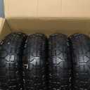 10 Inch 4.10/3.50-4" Flat Free Tire Wheel for Hand Truck Trolley 4PK, 4.10/3.50-4 | 4 PACK