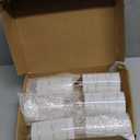 Flickering Flameless Candles with Remote Timer, 6pcs LED Battery Operated Candles with Embedded String Lights White, D3 H6