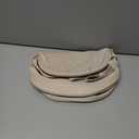 Spacious Nylon Crossbody Bag Bum Bag Handbags Wallets Purses Trendy Shoulder Bag for Women (Beige)