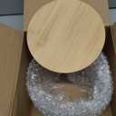 Qunclay Acrylic Coffee Filter Holder Reusable Clear Coffee Filter Storage Container Dispenser with Bamboo Lid for Counter Kitchen Accessories(Classic Style)