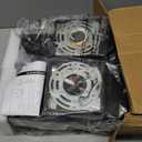 KIZON Outdoor Wall Lights with Dusk to Dawn Sensor 2 Pack, Aluminum Outdoor Light Fixture with LED Bulbs, Waterproof Up and Down Lights for House Porch Doorway, ETL Listed