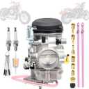 CV40 Carburetor Replacement for Harley Davidson Sportster 1200 XLH1200 Sportster 883 XL883 1998-2016 / Softail 1988-2017 / Dyna FXR FXD 1988-2016 / Touring 1988-2016 27490-04
