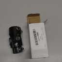 1" DD X 3/4" DD Single Steering Shaft U Joint Coupler Black Steel Universal Coupling