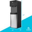 Avalon A4BLWTRCLR Bottom Loading Water Cooler Water Dispenser - 3 Temperature Settings - Hot, Cold & Room Water, Durable Stainless Steel Cabinet, Bottom Loading - UL/Energy Star Approved