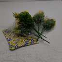 4 Sets Blue Tiles Lemon Table Centerpiece Decor Box Artificial Lemon Branches Amalfi Coast Capri Positano Lemon Party Supplies for Capri Mediterranean Wedding Birthday Baby Shower Party Decor