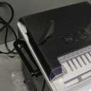 DUMOS Countertop Ice Maker with Handle, 26lbs/24H Portable Ice Machine, 9 Bullet Ice Cubes Ready in 6 Mins, Self-Cleaning, Quiet Compact Ice Maker for Home, Kitchen, RV, Camping, Black (12.5"*11.6"*8.8")