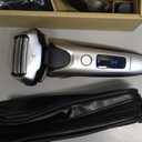 Panasonic ARC5 Electric Razor for Men with Pop-up Trimmer, Wet Dry 5-Blade Electric Shaver with Intelligent Shave Sensor and 16D Flexible Pivoting Head - ES-ALV6HS (Silver)