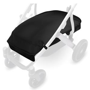 Quintriae Stroller Basket Cover for UPPAbaby Vista V2 & V3 Accessories – Water-Resistant Storage Protector, Conceals Items, Easy Clip-On Access