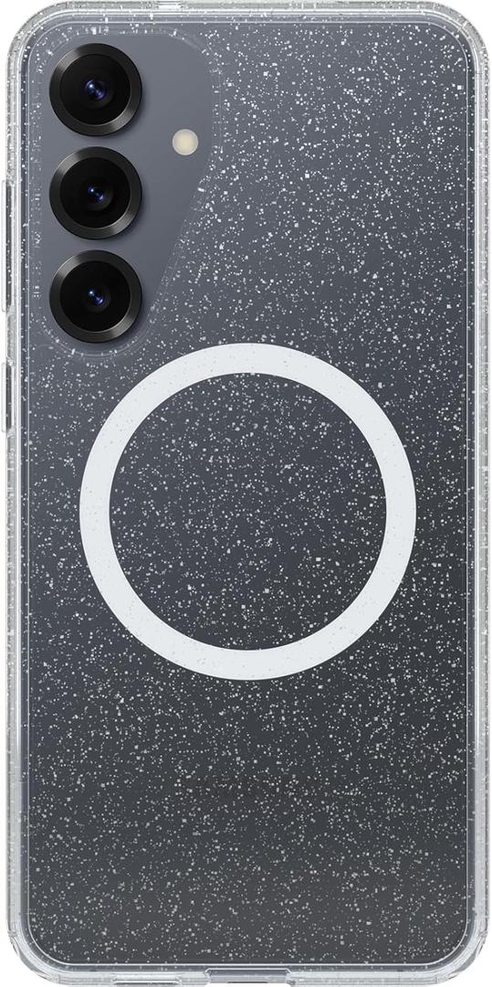 OtterBox Samsung Galaxy S25+ Symmetry Series Clear Magnet Case - Stardust Clear/Glitter