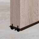36" Kerf Slide-in Double Bulb Seal Weatherstrip Door Bottom Durable Seal for Energy Efficiency & Draft Protection (Brown)