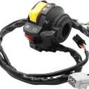 M MATI Left Handlebar Switch Start Stop Kill Headlight for Suzuki LTZ400 QuadSport Z 400 2005-2008 37400-07G22 37400-07G21 37400-07G20
