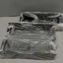 6 Pack Magnetic Spice Storage Rack Organizer for Refrigerator and Oven, Clear Fridge Organizers and Storage