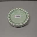 50PCS Sage Green Gingham Birthday Plates, 7 Inch Disposable Gingham Cake Plates Plaid Dessert Plates for Picnic Barbecue Baby Shower Wedding Birthday Party Decorations