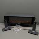 Space Heater, Space Heaters for Indoor Use, Fireplace Heater, WiFi and Tuya App Controlled, 3D Flame Effect, 1500W Portable Air Conditioner Fast Heating Space, Easy Installation, 24H Timer