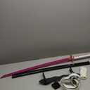 Zisu Demon Katana Sword, About 41 inches, Hashira Pillars & Protagonist Katana for Cosplay Purpose, Anime Original Texture (Pink)