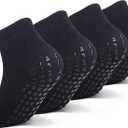 Grip Non Slip Socks For Kids(4-16 Years Old), Cushioned Sport Athletic Slipper Hospital Socks For Youth Boys & Girls Size: 8-11 Years