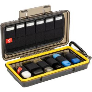Durable USB Flash Drive Case, Thumb Drive Organizer for 12 USB A/USB C Jump Drive, 24 Memory Card SD SDHC SDXC CFexpress Type A Card Case Holder, Water-Resistant and Shockproof