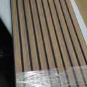 2-Pack Acoustic Wood Slat Panels - Soundproof Wall Paneling for Interior Decor
