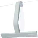 dancemoon JustHang Shower Squeegee for Glass Doors, All-One-Piece Silicone with Built-in Hook Design for Easy Hanging, Household Window Mirror Squeegee for Bathroom, Glass, Kitchen, Tile Wall, Car (Sage Green)