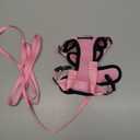 Dooradar Cat Harness and Leash Set, Escape Proof Safe Adjustable Kitten Vest Harnesses for Walking, Easy Control Soft Breathable Mesh Jacket with Reflective Strips for Cats, Pink, XS