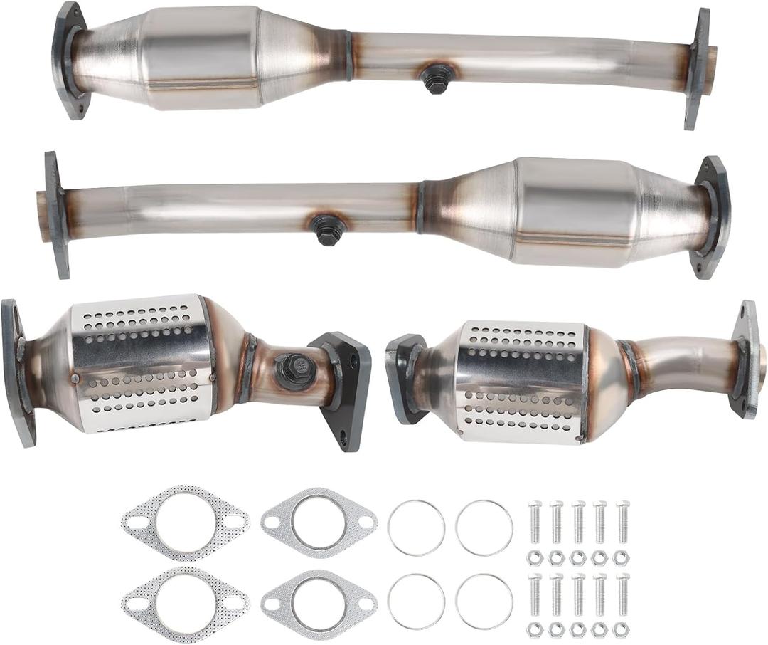 Catalytic Converter Kit Compatible with NV1500, NV2500, NV3500 2012-2017 & Frontier 2005-2019 & Pathfinder 2005-2012 & Xterra 2005-2015 & Equator 2009-2012 4.0L V6 engine, EPA Compliant