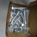 1/2" x 2-1/2" Zinc Plated Large Diameter Concrete Screw for Anchoring to Masonry, Concrete, Brick or Block, Quantity 10