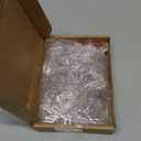 Patelai 50 Pcs Gutter Clips for Bird Spikes Deterrents 1.89 x 1.69 in Pigeon Repellent Essential Item for Rain Gutters Stop Seagulls Birds Stay 