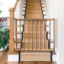 Cardinal Gates SS30 Stairway Special Baby Gate for Stairs - Adjustable Indoor Dog Gate - Wooden Safety Gate for Kids & Pets - Can be Installed at Angles - 29.5 to 49 Inches Wide - Wood