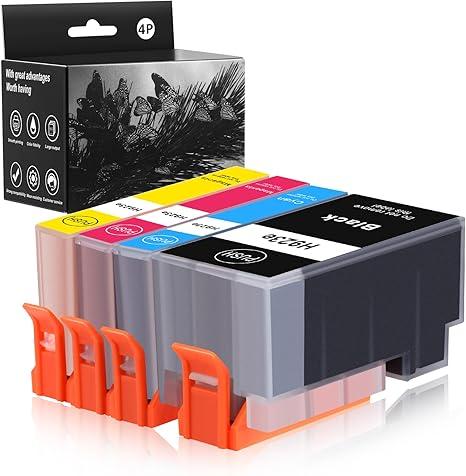 Aceozsoronn 923e 923XL 923 Ink Cartridges for HP OfficeJet Pro 8130e 8135e 8139e 8138e 8122e 8120 8124e 8125e 8130 8132e 8134e Printers (4 Pack with Chip)