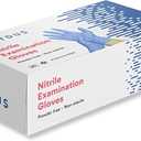 OSTC Lydus 4 Mil Latex Free Nitrile Textured Finger Exam Gloves - Small (Box of 100)