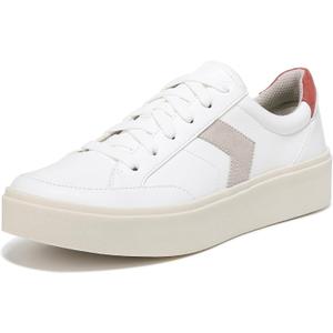 Dr. Scholl's Shoes Women's Madison Lace Sneaker Oxford, White Smooth, 7