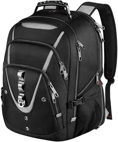 Mogplof Extra Large Laptop Backpack, 17 inch TSA Flight Approved Travel Backpack for Men, Large Backpack, RFID Business Computer Bag, Heavy Duty Water Resistant College Bookbag