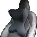 Car Neck Pillow for Driving Seat Car headrest Pillow/Gaming Chair Pillow Upgraded with Adjustable Double Strap breathable, Ergonomic Design Neck Support Pillow for auto, Office Chair, Gaming Chair