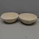 DOYOLLA Bread Proofing Baskets Set of 2 8.5 inch Round Dough Proofing Bowls w/Liners Perfect for Home Sourdough Bakers Baking